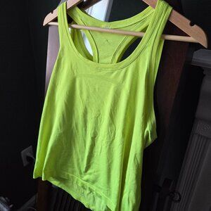 Lululemon Swiftly Tank Top Size 12 Neon Yellow